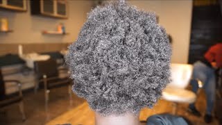 Silk Press on 4C Hair