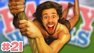 VÄRLDENS LÄNGSTA ROPE SWING | Happy Wheels #21