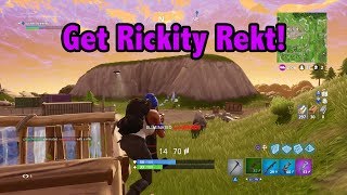 How To Trigger Your Friend In A Fortnite Match By KICKING HIS ASS! -=- Fortnite Battle Royale!