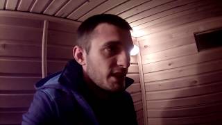 Баня которую мой отец построил в гараже за 3месяца!!!!