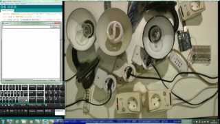 Arduino розетка с пультом управляем с ПК socket remote control controlled of  PC 433Mhz RF