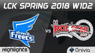 AFS vs KT Highlights Game 1 LCK Spring 2018 Afreeca Freecs vs KT Rolster by Onivia