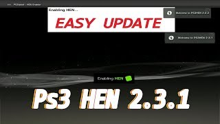EASY UPDATE PS3HEN 2.2.2 TO 2.31 ONE CLICK