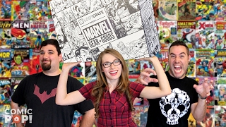 LOOT CRATE MARVEL GEAR AND GOODS UNBOXING | ComicPOP
