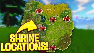 NEW LEGENDARY SHRINE LOCATIONS IN FORTNITE BATTLE ROYALE!!