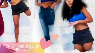 Amputee girl tried on pants |Amputee woman 2020 |Amputee life |Die Hose