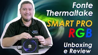 Fonte para PC 850w Thermaltake Smart Pro RGB