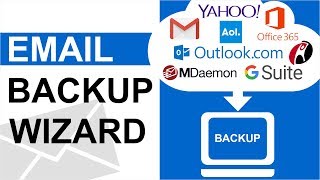 Email Backup Wizard - Download Cloud Emails, Web Server Mail or Email Services Backup to Local Drive