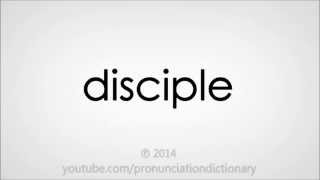 How to pronounce disciple