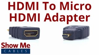 HDMI Female to Micro HDMI Male Adapter #4503
