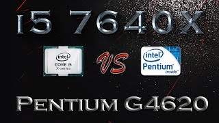 i5 7640X vs Pentium G4620 BENCHMARK | Hitman Total War Tomb Raider Far Cry | 7-ZIP Truecrypt X264 |