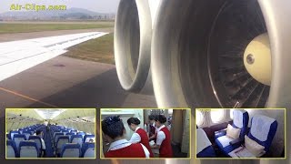 Air Koryo Ilyushin Il-62M FULL FLIGHT HD with all cabin and galley views! By [AirClips]