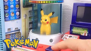 Pokemon GO Surprise Eggs Toys Slime Clay With Pokemon Center Playset
