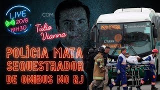 Polícia mata sequestrador de ônibus na Ponte Rio Niterói no Rio de Janeiro