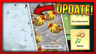 Knights and Dragons Update! "NEW AREA?!? COLLECT ALL GOLD, PET RELEASE!!"