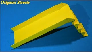 Как сделать детскую горку из бумаги