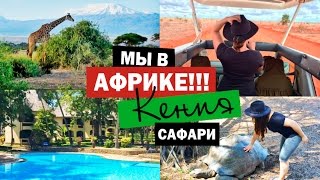 МЫ В АФРИКЕ !!! | КЕНИЯ | САФАРИ | Национальные парки Цаво, Амбусели, Симба Хиллс, Момбаса