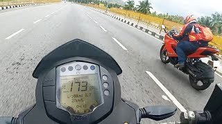 Apache RR 310 VS KTM Duke 390 | RACE | 170 km/h