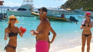 British Virgin Islands - Soggy Dollar Beach Bar, White Bay, Jost Van Dyke, BVI, Caribbean