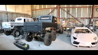 Самодельный Гелендваген 6х6 Mansory 650 лошадей. Готовим к покраске Line-X.