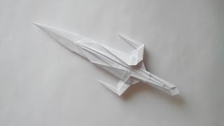 Как сделать из бумаги меч (Origami Sword)