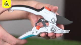 Секатор GARDENA Comfort с храповым механизмом