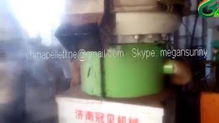 Efficient pellet machine GL460 Wood sawdust customer 0