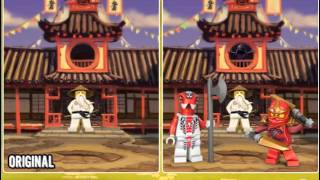 Мультик игра Лего Ниндзяго: Искать отличия (Lego Ninjago Differences)