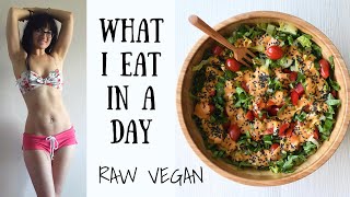 WHAT I EAT IN A DAY ON A RAW FOOD VEGAN DIET || WEIGHT LOSS CLEAR SKIN