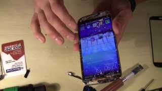 SAMSUNG GALAXY S 4 В ПРОЦЕССЕ ЗАМЕНЫ ЗАЩИТНОГО СТЕКЛА СЕНСОРА