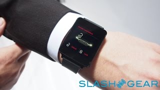 Audi Android Wear Watch Hands on Demo at CES 2015