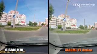 Съемка в машине: SJCAM M10 Plus и Xiaomi YI Action Camera