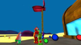 Teletubbies Yoshi Visits Spongebob Squarepants and Patrick at Krusty Krab Restaurant