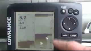 Как настроить эхолот LOWRANCE MARK 5 dsi (часть 2)