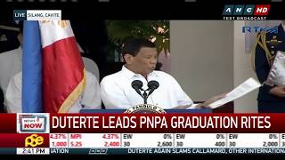 WATCH: President Duterte speaks at the graduation ceremony of PNP Academy | 21 March 2018