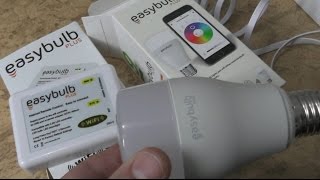 Easybulb WiFi RGB LED умная экономная лампа управляемая смартфоном