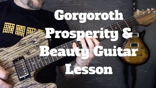 Gorgoroth - Prosperity & Beauty Guitar Lesson