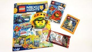 LEGO Nexo Knights Magazin Nr. 18 August 2017 Review deutsch