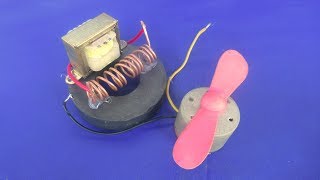 How to make free energy generator using magnet with fan - Homemade experiment 2018