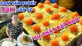 Lần Đầu Ăn CƠM TẤM TUYẾT CÂY GÕ 64K Với Miếng Chả Trứng Muối Bự Chảng Và Cái Kết | PM FOOD TRAVEL