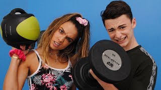 Sommer Ray and I get JACKED at the gym | Noah Schnapp