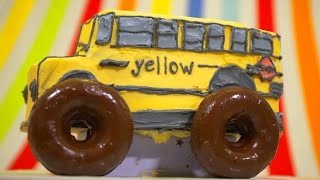 Monster Truck School Bus Cake - Celebrating 100K Subscribers - Featuring LovelyLadyCakes