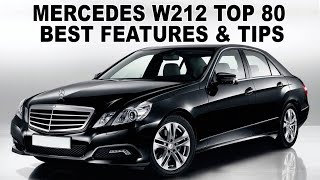 TOP 80 BEST LIFE HACKS FOR MERCEDES W212 / Top 80 Most Useful tips and interesting features for W212
