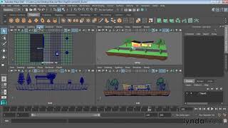 #7 Курс Maya 2017 Essential Training. Настройка видовых экранов