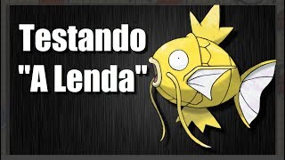 Testando Shiny magikarp (A lenda)