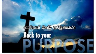 Back to Your Purpose, Pastor Jeff Foulstone,  (Sinhala Sermon)