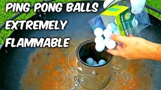 50 Ping Pong Balls Experiment