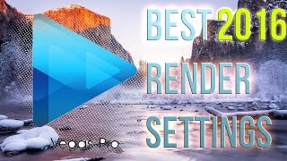 SONY Vegas Pro 13-BEST YouTube RENDER SETTINGS 2016