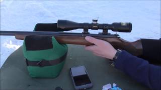 Мелкашка CZ 455 , 22LR , стрельба на 165 метров !!!