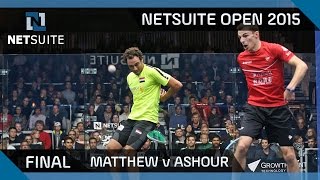 Squash: NetSuite Open 2015 Final Highlights - Matthew v Ashour